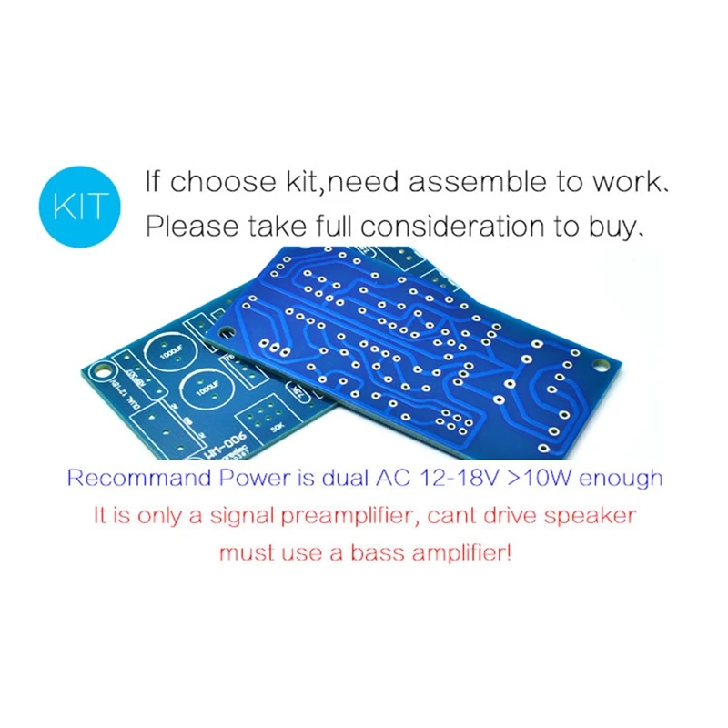 Фильтр нижних частот бас сабвуфер предусилитель Плата усилителя двойной