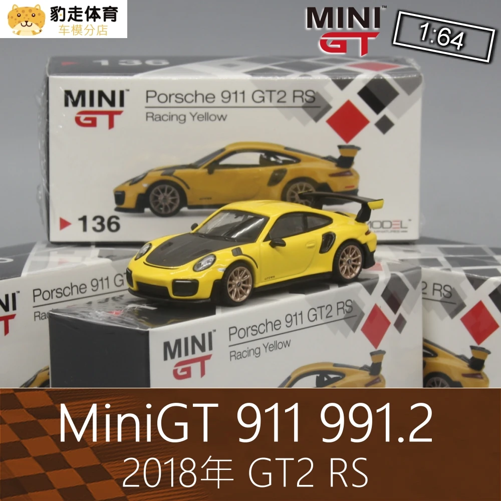 

Мини GT 1:64 Porsches 991 GT2 RS коллекция литье под давлением автомобиль модели подвесок