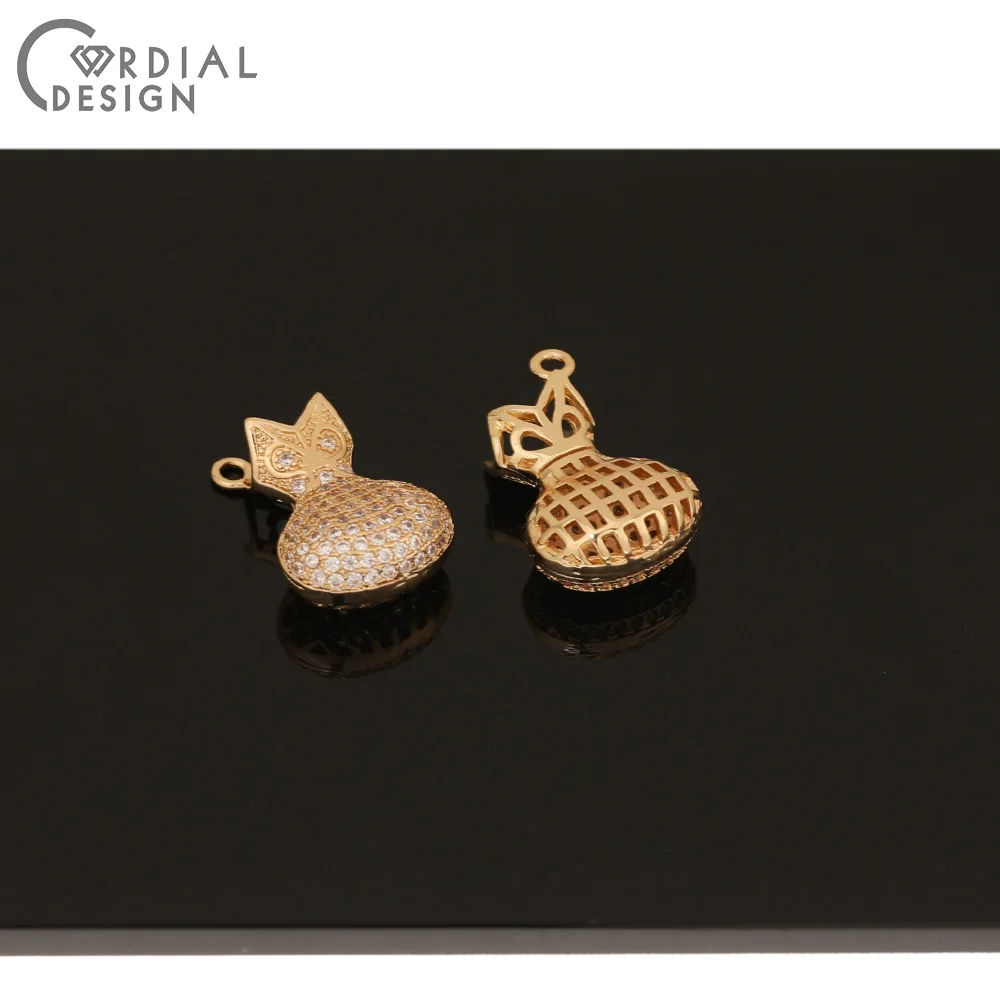 

Cordial Design 20Pcs 14*22MM Jewelry Accessories/Hand Made/CZ Charms/Bag Shape/DIY Jewelry Making/Necklace Findings/Pendant