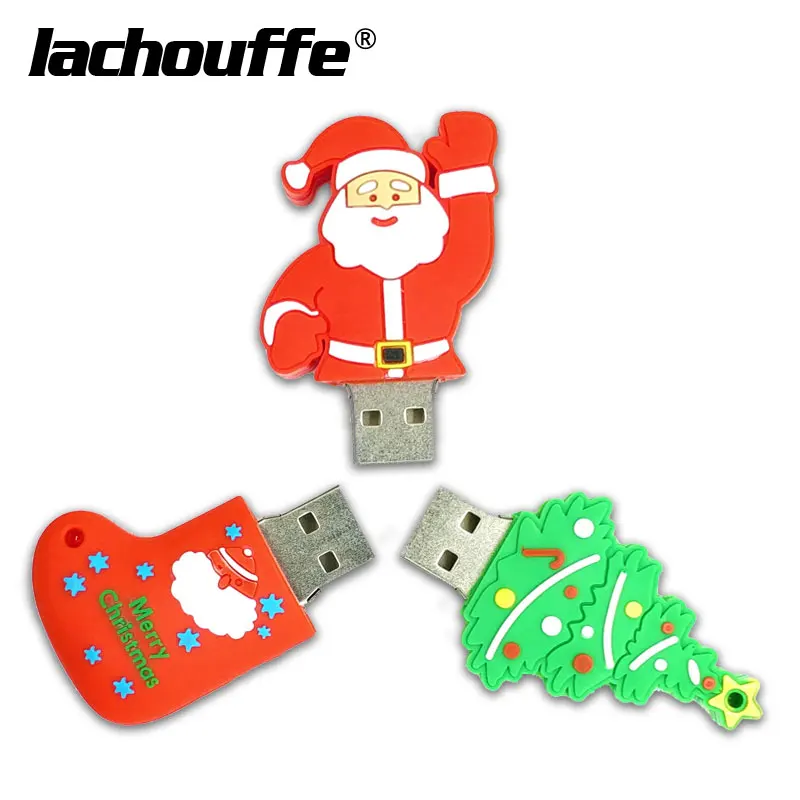 Прекрасный Рождественский подарок, флешка, USB флешка, 4 ГБ, 8 ГБ, 16 ГБ, 32 ГБ, 64 ГБ, флеш-usb-брелок, usb флешка, Memoria, usb диск