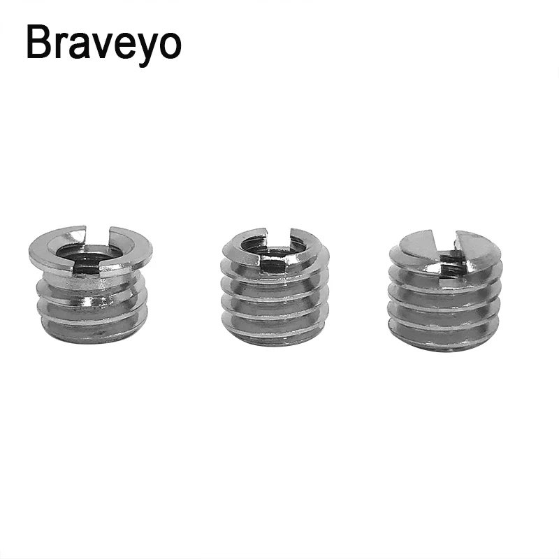 Universal Camera Adapter Screw 1/4 to 3/8 Inch Conversion Nut Tripod Monopod Ballhead Mount Accessories For Light Stand Dslr images - 6
