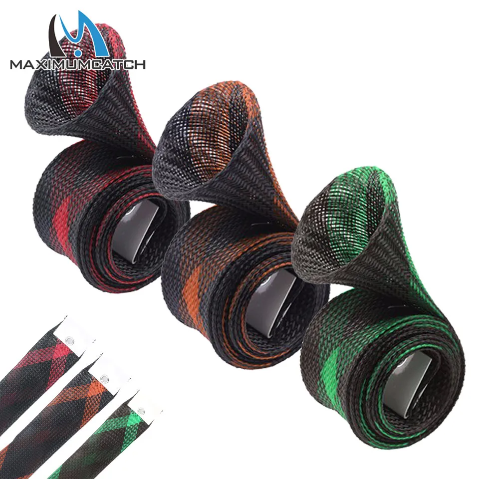 Maximumcatch 1650 мм эластичная Защитная Плетеная крышка для удочки спиннинга