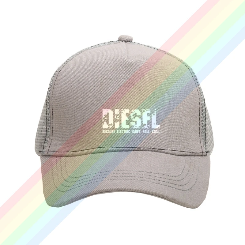 Бейсболка унисекс Легкая сетчатая бейсболка с принтом дизельного топлива для