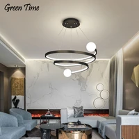 modern led pendant light hanging lamp living room bedroom dining room home decor pendant lamp metal lighting fixtures blackgold