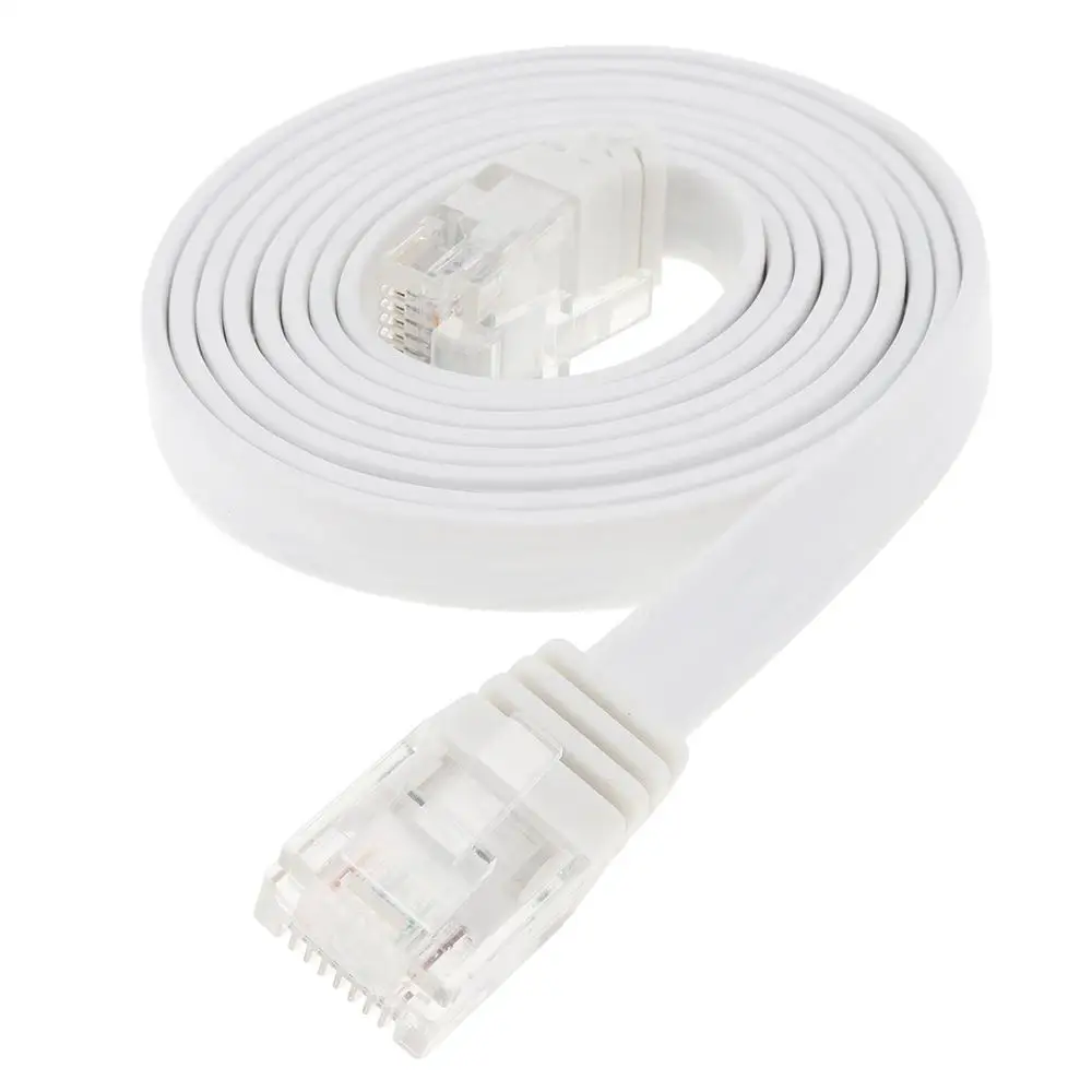 Сетевой кабель Ethernet CAT 6 1 м 2 3 RJ45 CAT6 8P8C плоский UTP патчкорд компьютерный для