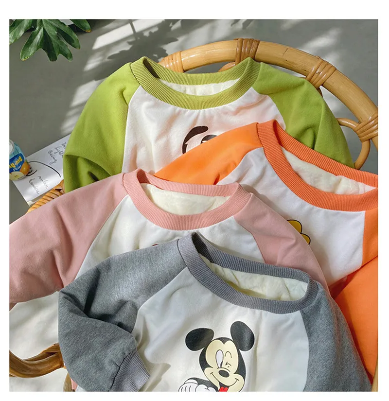 Детский зимний костюм из 2 предметов Disney утепленная толстовка + бархатные штаны