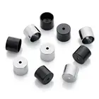 Зажимы из нержавеющей стали без подъема, концевые обжимные колпачки, металлический разъем подходит для браслетов из кожаного шнура, для изготовления ювелирных изделий своими руками, 10 шт.