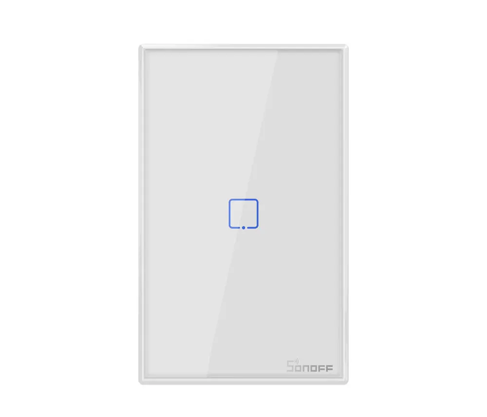 Itead Sonoff T0US 120 Размеры 1/2/3 TX настенных выключателей Дистанционное управление переключатель Wi-Fi с границы работает с Alexa Google Home