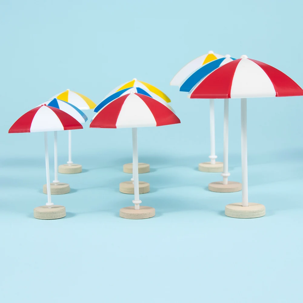 Кукла Барби миниатюрный зонт от солнца DIY домашний Декор Ремесло Сад пляж солнце декоративный зонтик украшение дома комнаты аксессуар
