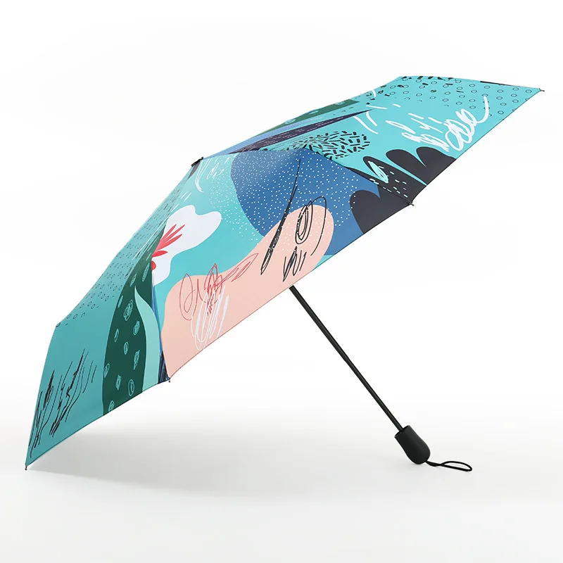 

Uv Umbrella Automatic Summer Ultralight Wind Resistant Strong Small Folding Mini Womens Parasol Ogrodowy Rain gear EB50YS