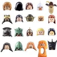 single magic movies action figure building blocks archer soldier ring figures heads toys for children gifts