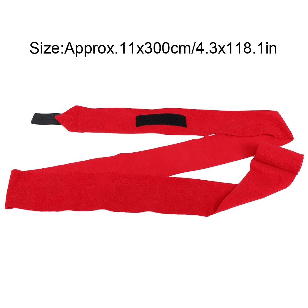 

4PCS Thick Horse Leg Bandage Red NonSlip Breathable Fleece Wrapping Accessories