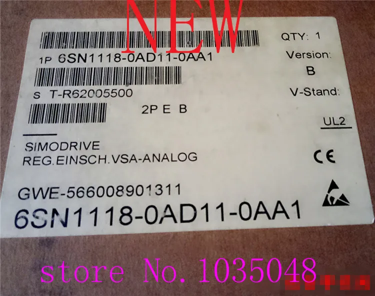 

1PC 6SN1118-0AD11-0AA1 New and Original Priority use of DHL delivery
