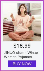 JINUO, Новое поступление, милая мультяшная овечка, женская зимняя плюшевая Пижама, комплекты для молодых девушек, теплая и мягкая Домашняя одежда, одежда для сна, костюм