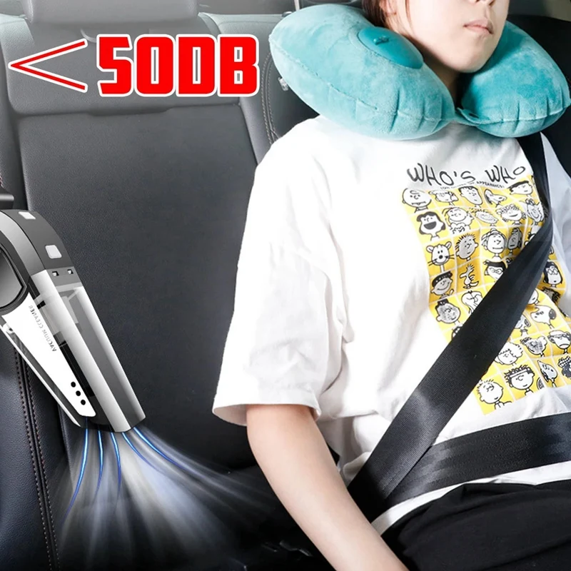 

Cordless Handheld Vacuum Cleaner 6500Pa Powerful Suction Wet Dry Dual-Use Lightweight for Home Hard Floor Carpet Car Pet