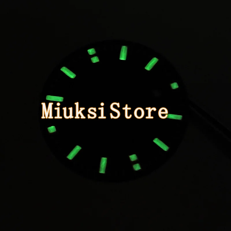 Циферблат 31 5 мм черный синий зеленый светящийся оранжевый подходит для Miyota 8205 8215