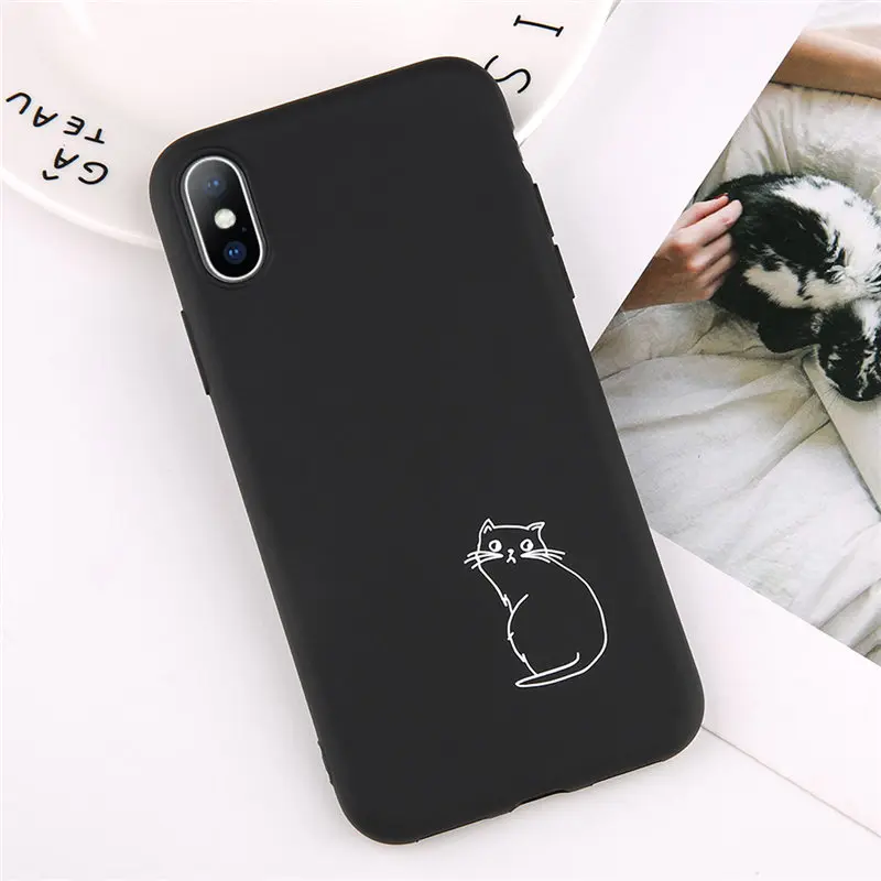 3582 Силиконовый чехол Moskado для iPhone X XR XS Max 7 8 6 6s Plus 5 5S SE Love Heart Letter чехол для телефона с рисунком в виде животного мягкий чехол из ТПУ - Цвет: 3582