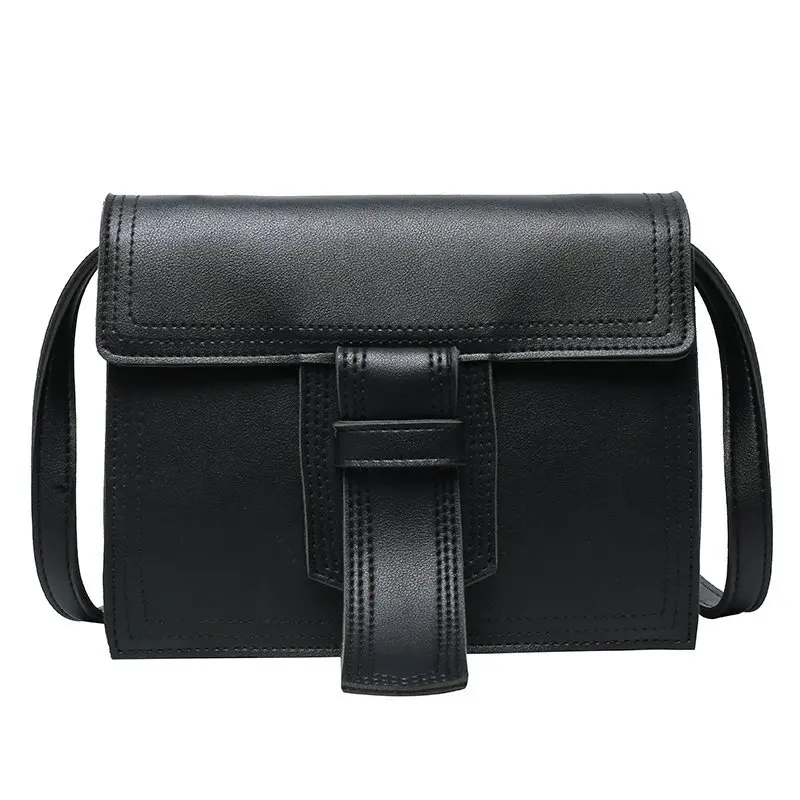 

Small Square Bag for Women 2020 New High Quality PU Leather Ladies Designer Handbags Female Shoulder Simple Bags Sac A Main