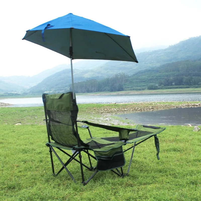 구매 야외 레저 낚시 의자 휴대용 접이식 양산 비치 의자 여행 캠핑 의자 우산