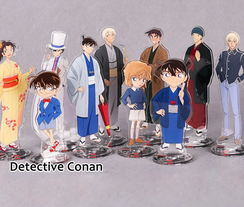 1 шт. милая мультяшная фигурка детектива Конана на акриловой подставке аниме