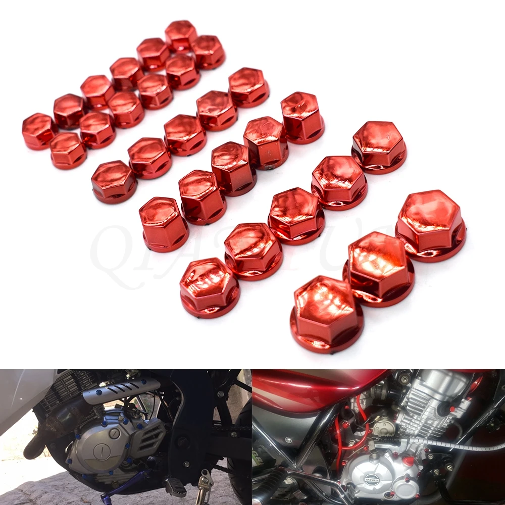 30 шт. декоративная гайка для мотоцикла Honda VFR750/S VFR800/F VTR1000/F CBF1000 VF750/S F2 F3 F4 F4i