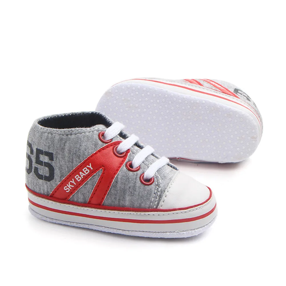 Обувь для новорожденных обувь малышей белая мягкая нескользящая подошва
