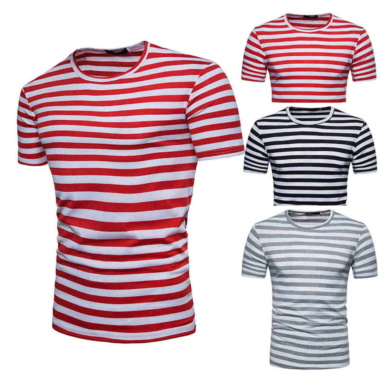 Прямая продажа от производителя рубашек унисекс мужская полосатая футболка с