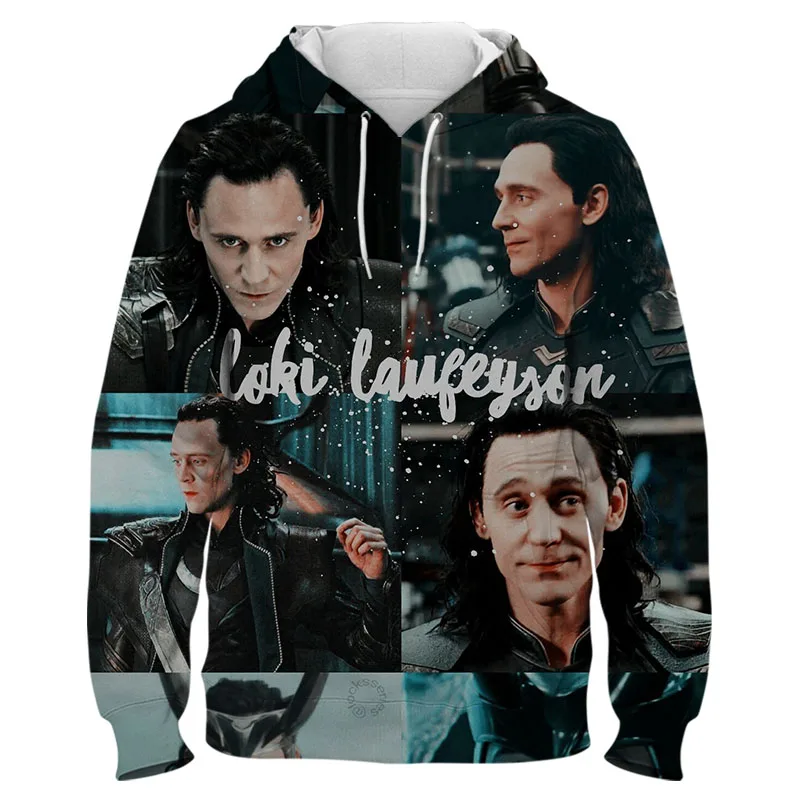 Лидер продаж 2022 года толстовки Loki в стиле ретро для мужчин и женщин осенне-зимняя