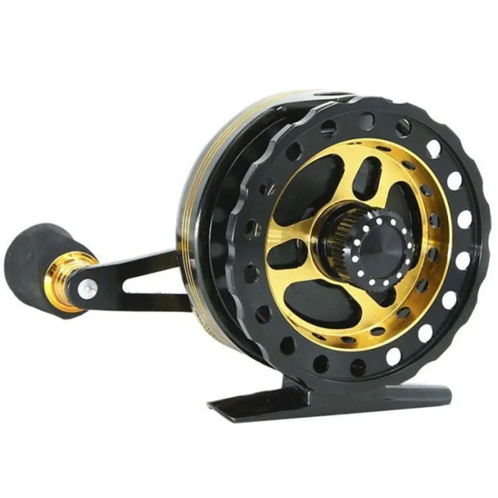 

Fishing Reels Full Metal Anti-Slip Left / Right Hand Handle Front Raft Wheel for Winter Ice Fishing Fly Fishing Reels Gear