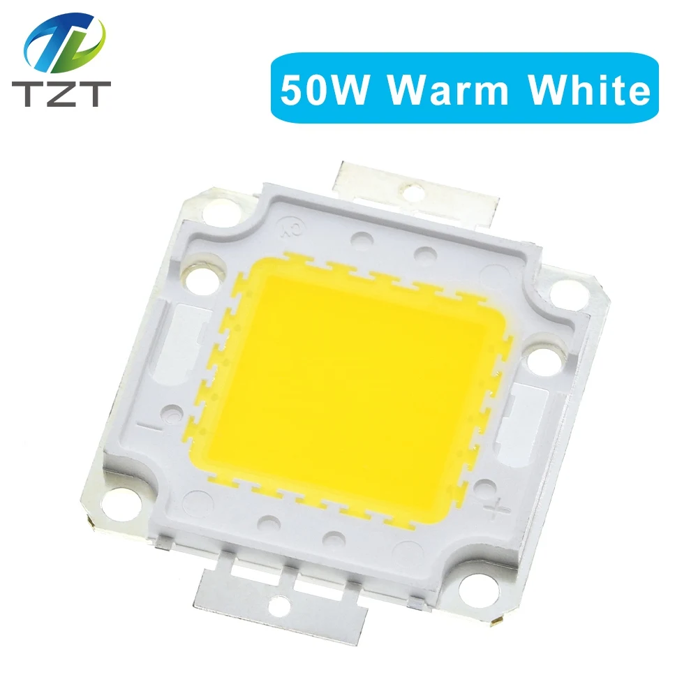 Белый/теплый белый 10 Вт 20 30 50 100 Светодиодный светильник чип DC 12V 36V COB