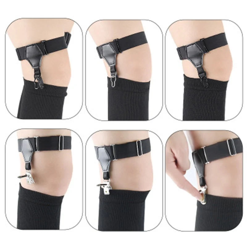 

Newest Stockings Anti-slip Clip High Elastic Suspender Socks Garters Anti-slip Clip Belt Promotion