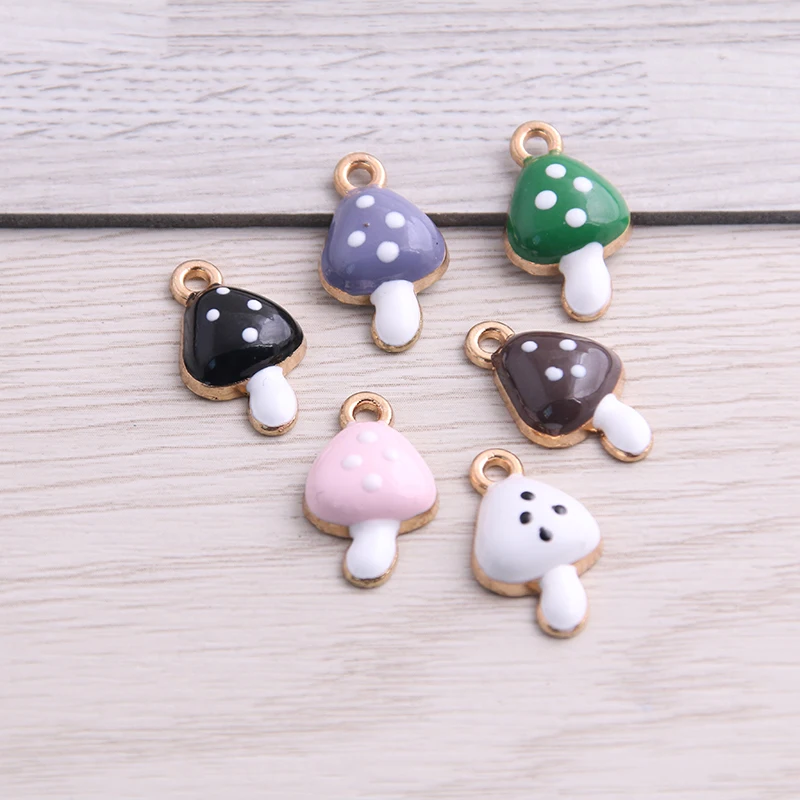

10 шт., подвеска в виде грибов, 11 х19 мм