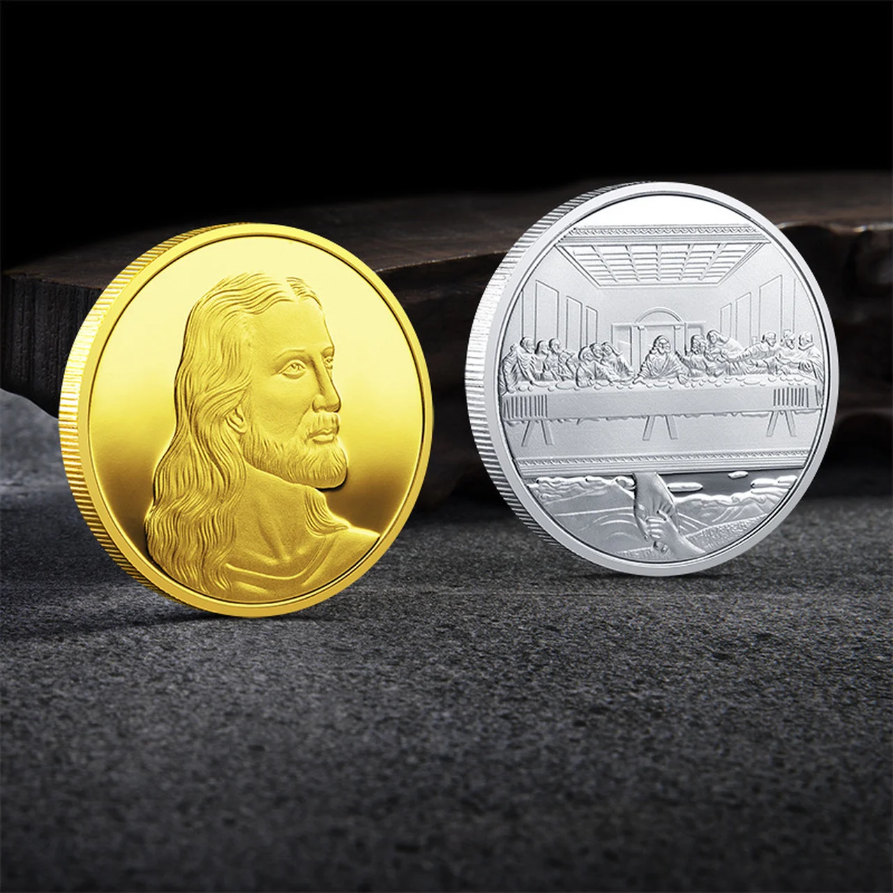 

Explosive Last Supper Commemorative Coin Gold Coin Silver Coin Collection Coin Home Decoration Coins Collectibles