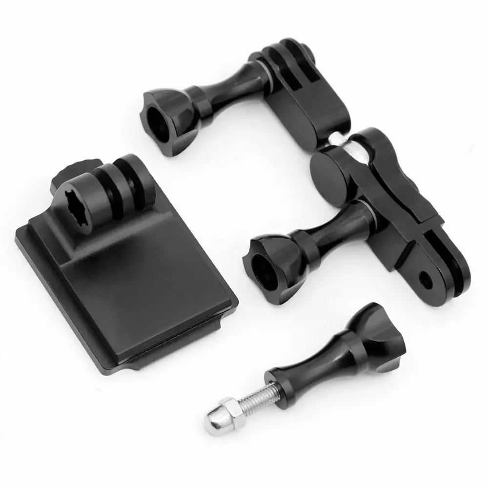 w universal adapter Алюминиевый шлем фиксированное Крепление NVG База держатель адаптер для GOPRO Hero 7 4 5 6 Session yi Sjcam eken экшн-видео спортивные камеры - Цвет: w universal adapter