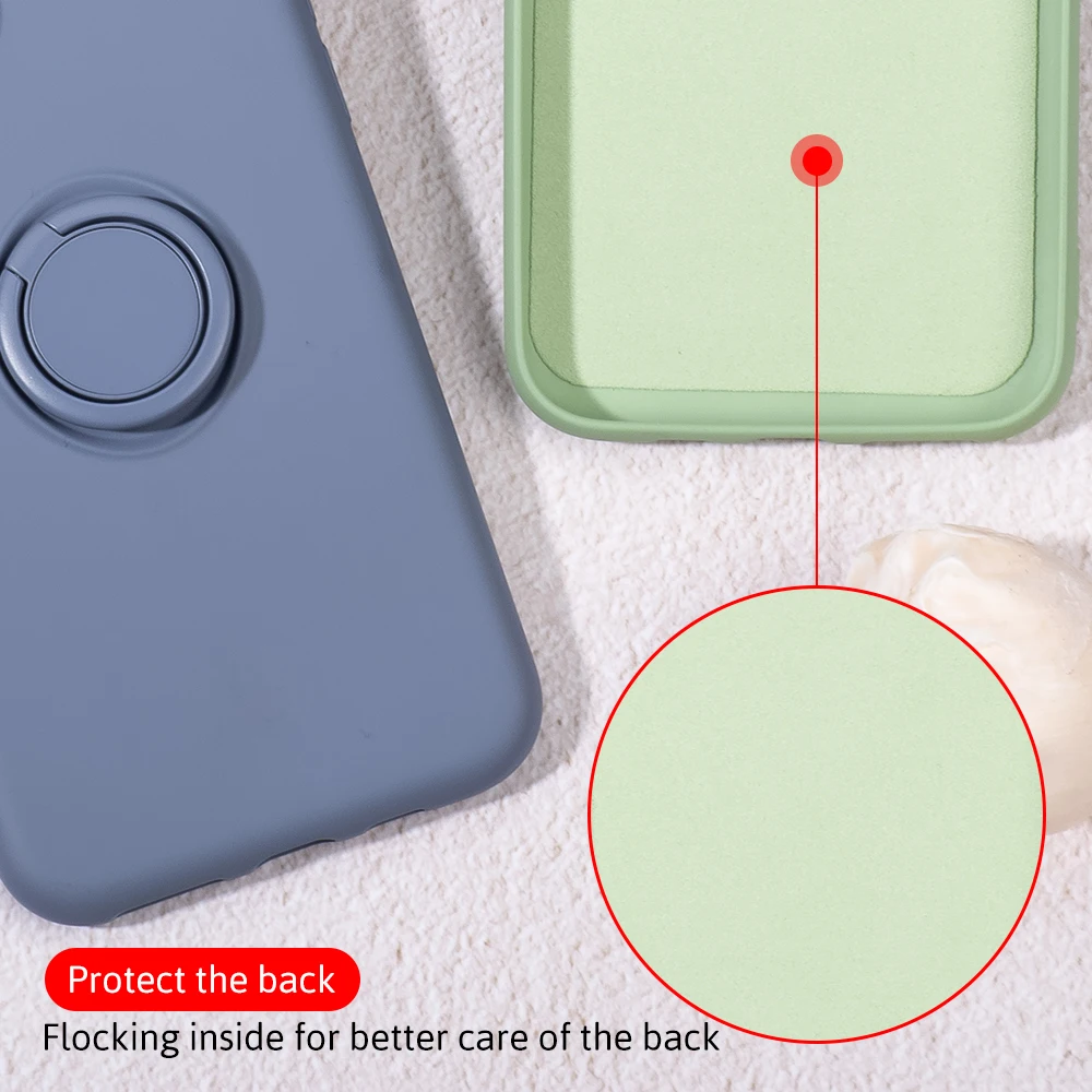 

For Xiaomi Mi 10T Case For Mi 10T Pro 10T Lite 5G Luxury Liquid Silicone Shockproof Bumper Soft Phone Case on Mi 10T 5G Case
