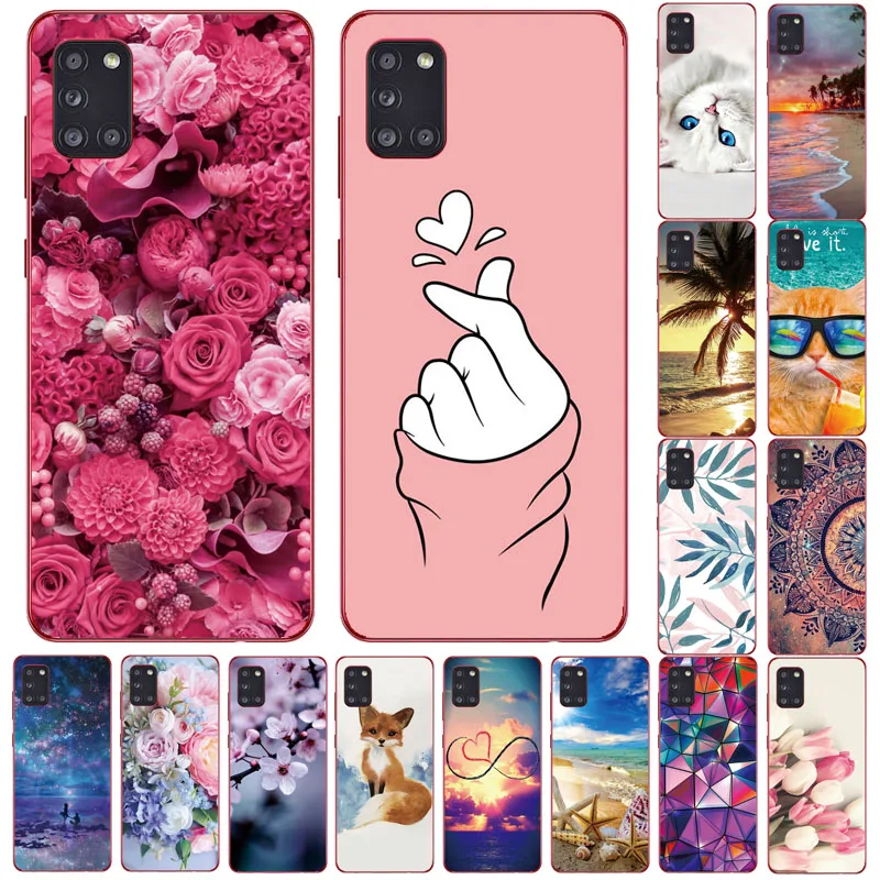 Чехол для Samsung Galaxy A31 чехол A 31 SM A315F 6 4 дюйма телефона силиконовый мягкий ТПУ бампер