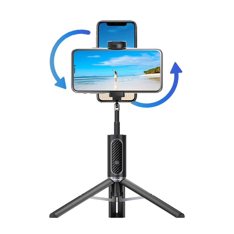 

Ulanzi Wireless Bluetooth Selfie Stick Cold Shoe Vlog Tripod Monopod Extendsion Tripod Microphone LED Light Youtube Live Selfie