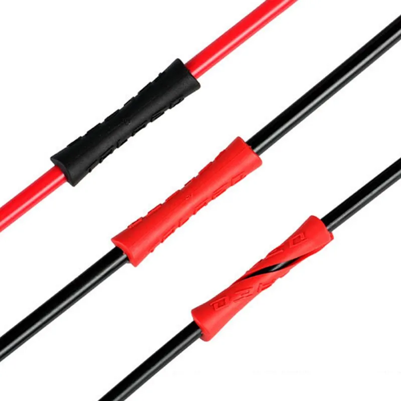 

100pcs Bicycle Cable Protector Shift Brake Rubber Line Pipe Sleeve Cycling Frame Protection Anti-friction Wrap Guard Tubes