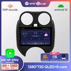 Автомагнитола Prelingcar, 2 Din, Android 10, без DVD, мультимедийный видеоплеер, GPS-навигация для Nissan Micra 2010-2017, Восьмиядерный процессор DSP IPS