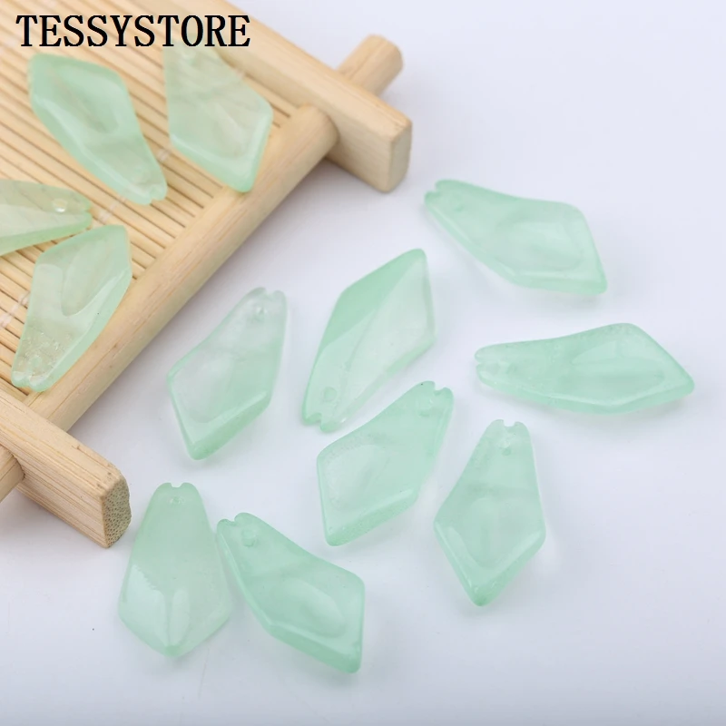 10 шт. стеклянные бусины в форме лепестков магнолии | Украшения и аксессуары