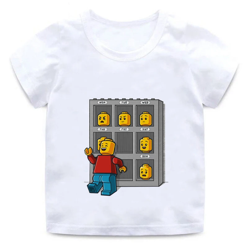 Новая летняя детская одежда футболка с принтом для мальчиков и девочек хлопковая