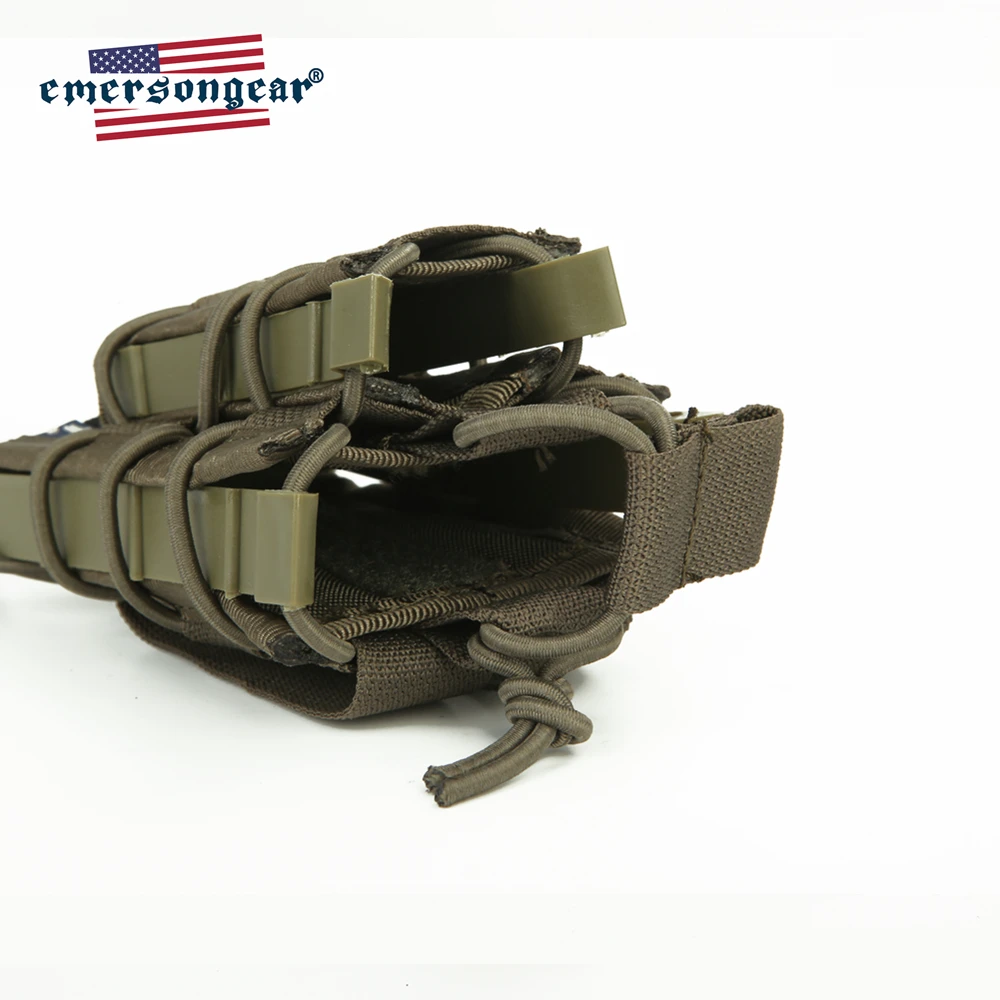 Emerson gear Emerson двухэтажный подсумок Molle с открытым верхом винтовка пистолет маг легкий доступ Охота страйкбол военная армейская Экипировка