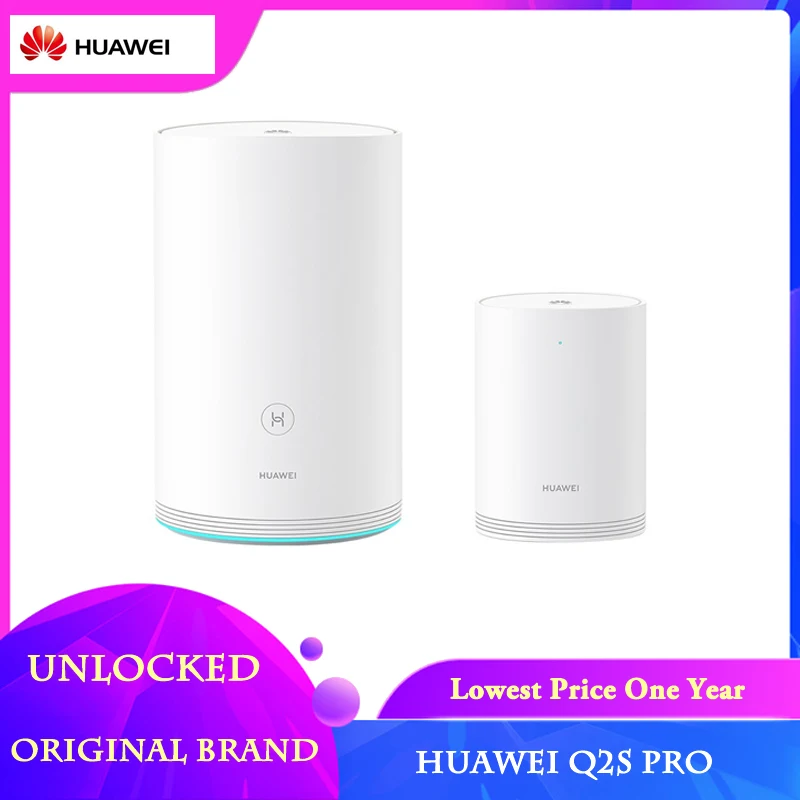 

Разблокированный Huawei Q2S сетки маршрутизатор 5G двухдиапазонный маршрутизатор Gigabit порты высокоскоростное соединение Wi-Fi роутер
