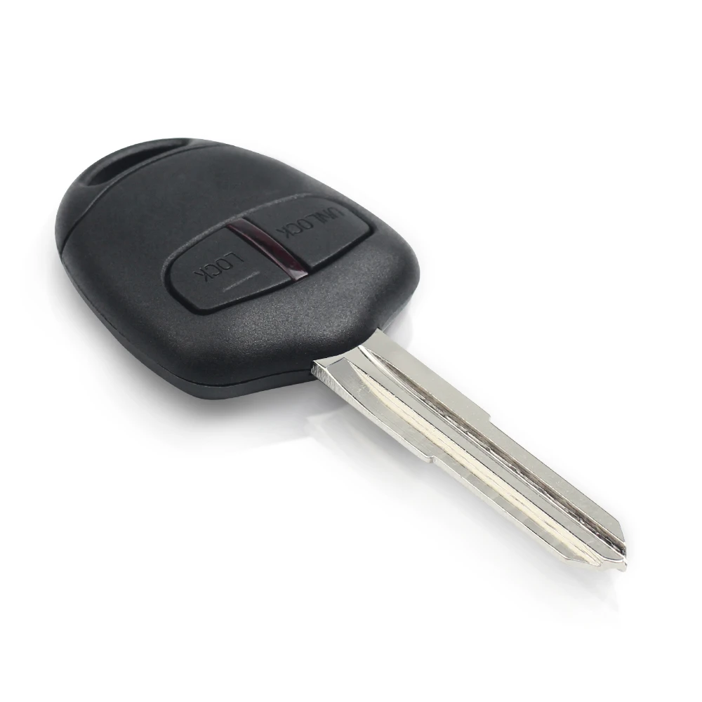 KEYYOU 2 кнопки чехол для дистанционного ключа от машины Mitsubishi Outlander ASX 2006 2015 434 МГц ID46