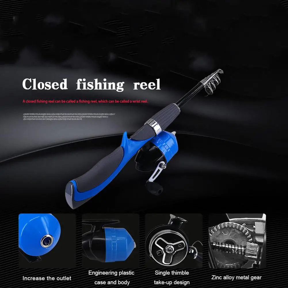 Телескопические удочки набор катушка для ловли со льдом 1 3 м удочка приманка