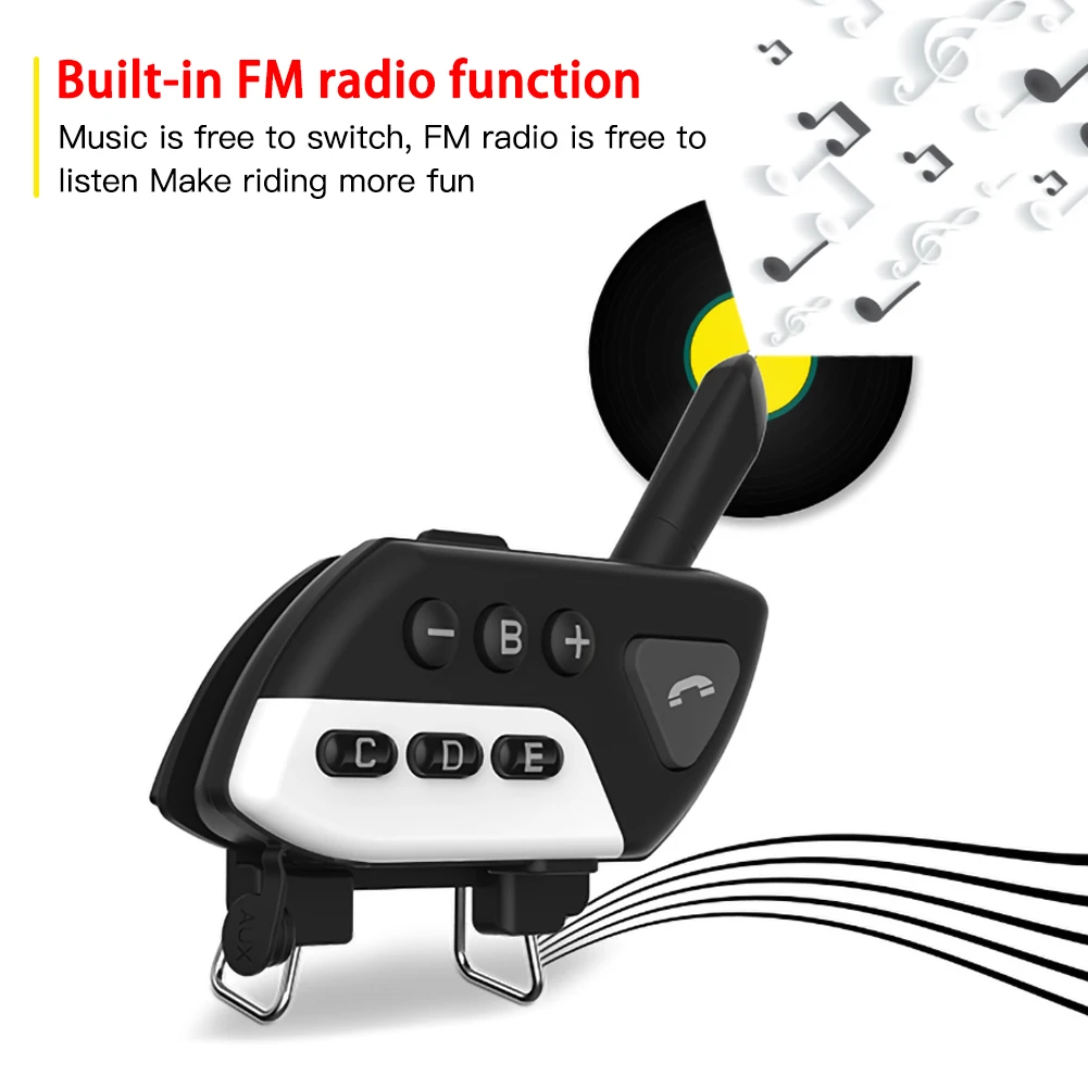 Мотоциклетный Интерком M7 Bluetooth-интерком для шлема FM MP3 | Автомобили и мотоциклы