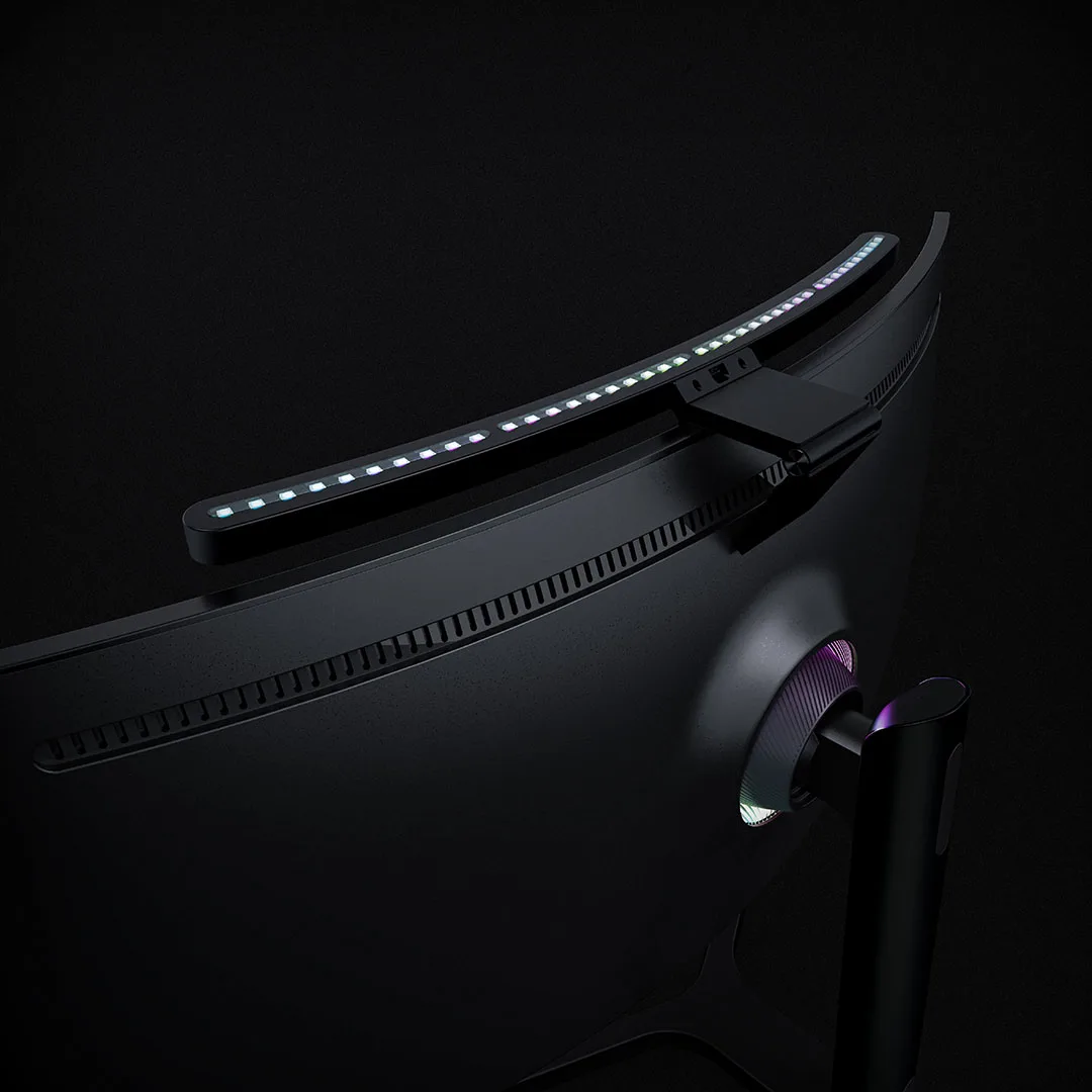 youpin lymax desk lamp curved screen display hanging light rgb color pc computer monitor light bar eye protection remote control free global shipping