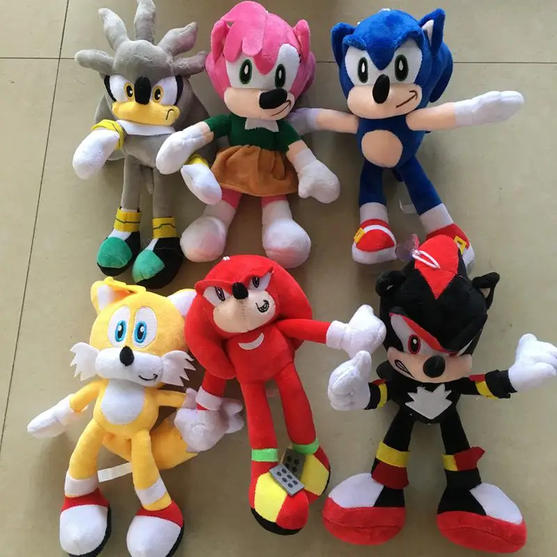 3 шт./компл. плюшевый Соник Peluche игрушка ежик мягкие игрушки животных для детей