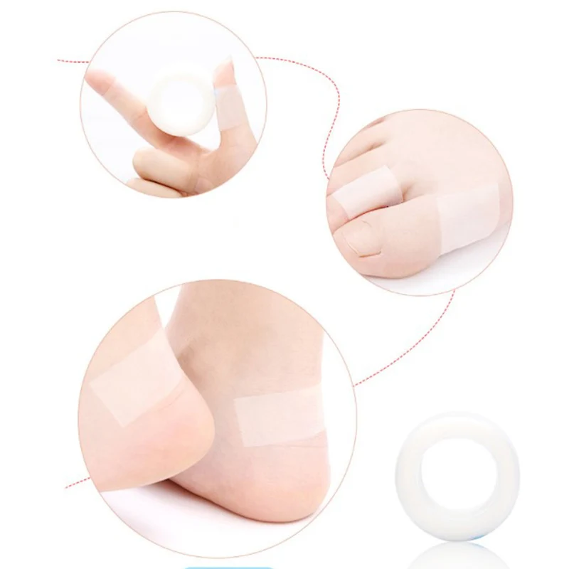 

1pair Nti-Wear PE Heel Sticker Tape Heel Patch Waterproof First Aid Waterproof First Aid Blister Pedicure Pad Foot Care 5M/Roll