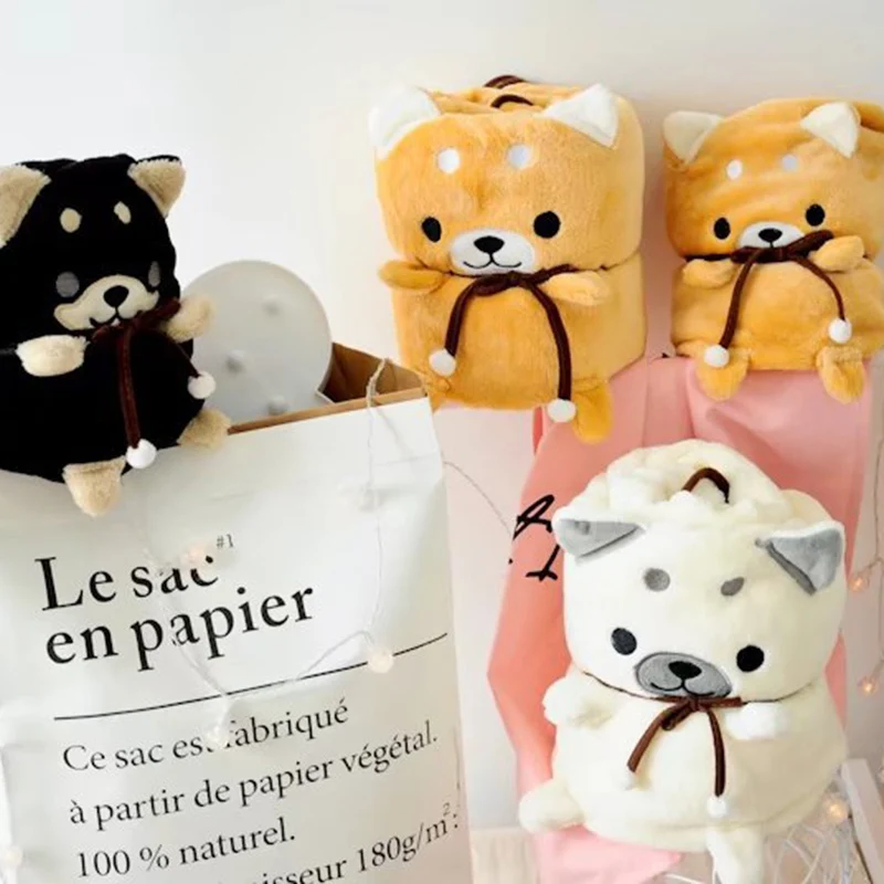 Новое мультяшное складное одеяло с кондиционированием воздуха для обеда|Одеяла|